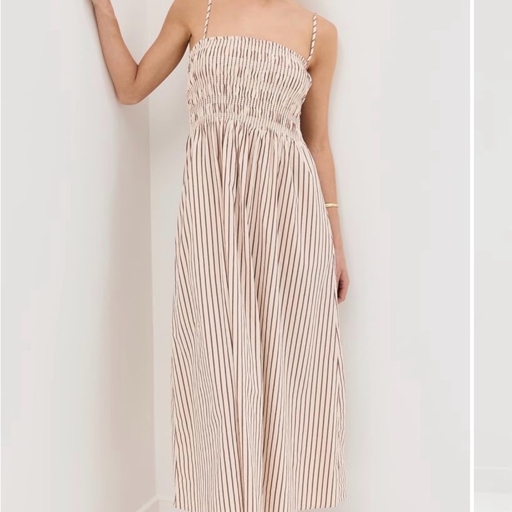Pistols Bianca Maxi Dress in Tiramisu Stripe size M - Sold out and like new!